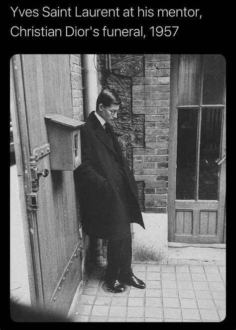 ysl at christian dior funeral|christian dior funeral 1957.